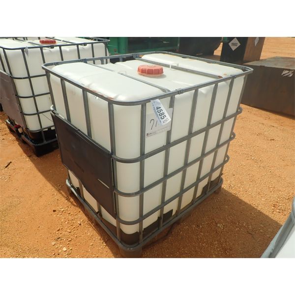 250 GAL PLASTIC TANK W/METAL CAGE (B-7)