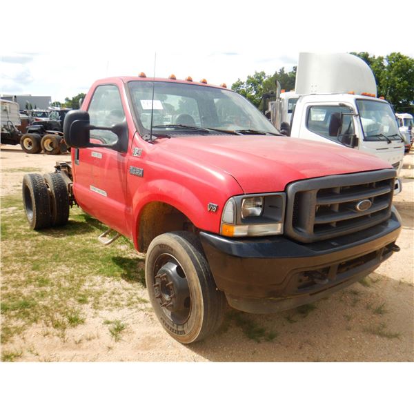 2003 FORD F450 XL Cab and Chassis Truck
