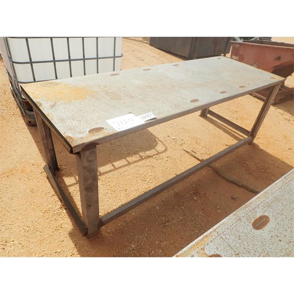 32" X 90" METAL TABLE (B7)