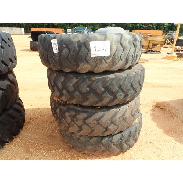 (4) 14.00R241 TG TRUCK TIRES & RIMS (B8)