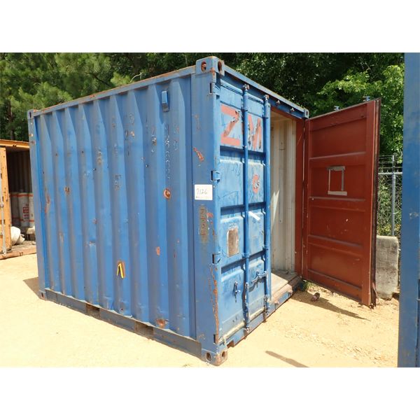 8' X 10' STEEL SHIPPING CONTAINER (B7)