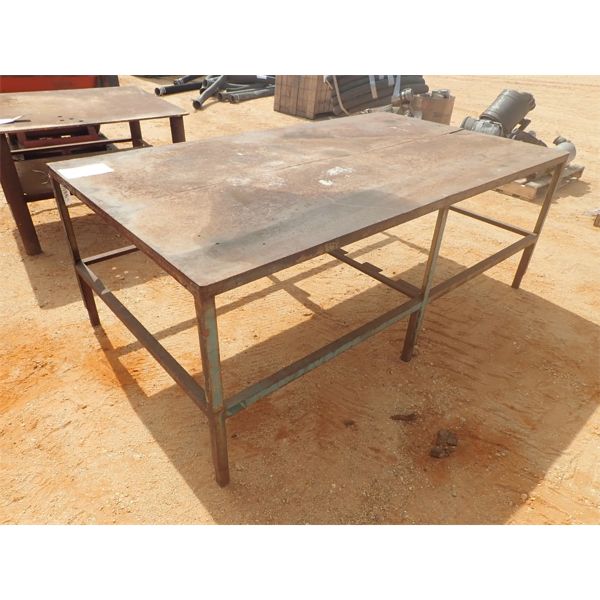 4' X 7' METAL TABLE (B-9)