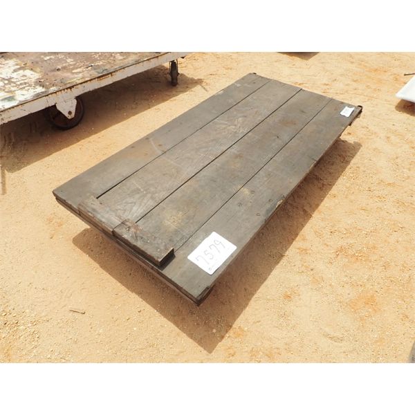 3' X 6' WOOD CART (B-9)