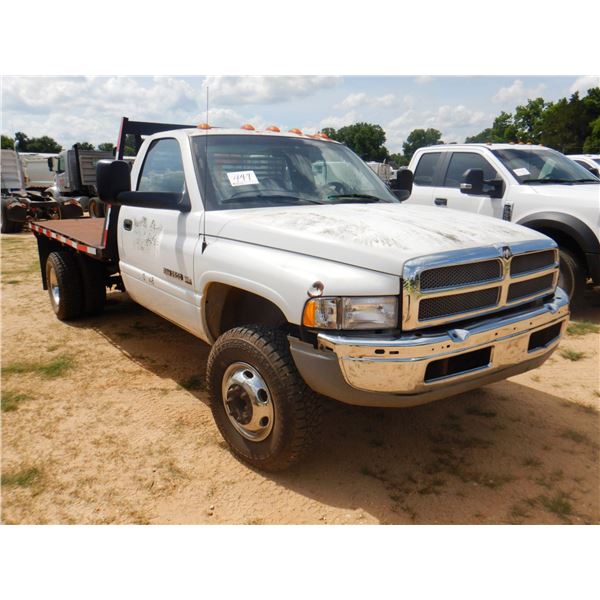 2001 DODGE RAM 3500 Flatbed Truck