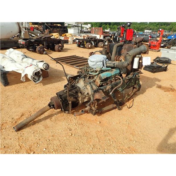 INTERNATIONAL DIESEL ENGINE W/5 SPEED TRANSMISSION (A-1)