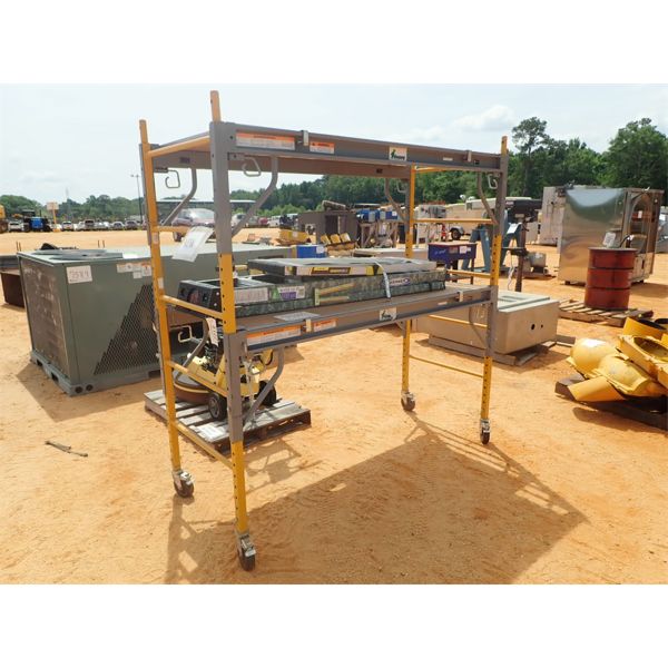 ROLLING SCAFFOLD W/5' LADDER & 12" X 47" PLATORM (B-9)