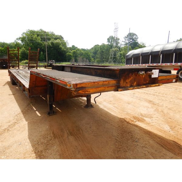 1989 HOMEMADE  Lowboy Trailer