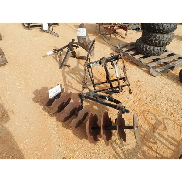 disc harrow w/adapter (fits 4 wheeler) (C-8_