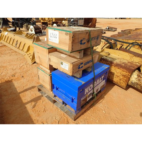 (1) pallet bolts & blades for heads (B-6)