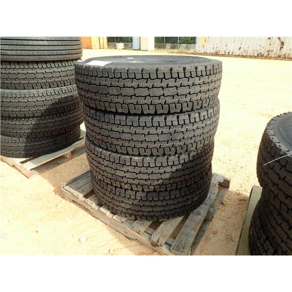 (4) 11R22.5 TIRES (A2)