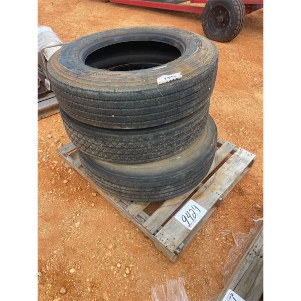(3) 285/75R24.5 TIRES