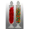 Image 1 : Lot of 2: Columbian Cylinder Candy Jars.