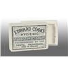 Image 1 : Rectangular Edward Cook's Tooth Soap Pot Lid.