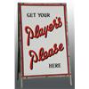 Image 2 : Porcelain Player's Cigarettes 2-Sided Sign.