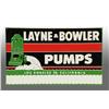 Image 1 : Embossed Tin Layne & Bowler Pumps Sign.