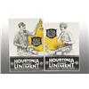 Image 1 : Lot of 2: Cardboard Houstonia Liniment Signs.