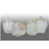 Image 1 : Lot of 4: Glass Peanut Jars.