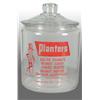 Image 1 : Glass Planters Peanut Mr. Peanut Round Jar.