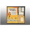 Image 1 : Cardboard Planters Peanut Mr. Peanut Stamp Sign.