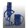 Image 1 : Plastic Planters Peanut Mr. Peanut Bank & Cup Set.