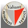 Image 1 : Porcelain Valiant Authorized Service 2-Sided Sign.