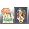 Image 1 : Lot of 2: Cardboard Advertising Items.