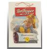 Image 1 : Cardboard Dr. Pepper 2-Sided Fan Pull.