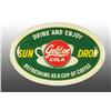 Image 1 : Embossed Tin Gold-en Cola Sign.