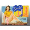 Image 1 : Cardboard Bireley's Flavored Drinks Die-Cut Sign.