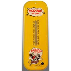 Tin Kickapoo Joy Juice Thermometer.