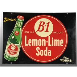 Heavy Metal B-1 Lemon-Lime Soda Sign.