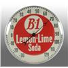 Image 1 : B-1 Lemon-Lime Soda Round Pam Thermometer.