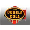 Image 1 : Tin 1947 Double Cola Flange Sign.