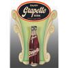 Image 1 : Cardboard Grapette Die-Cut Bottle Display Sign.