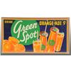 Image 1 : Cardboard Green Spot Sign.