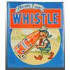 Image 1 : Embossed Tin Whistle Sign.