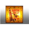 Image 2 : Lotta Cola "Pam" Light-Up Clock.