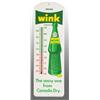 Image 1 : Embossed Tin Wink by Canada Dry Thermometer.