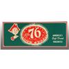 Image 1 : Tin 76 Soft Drink Sign.