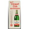 Image 1 : Embossed Tin Clicquot Club Ginger Ale Thermometer.
