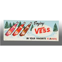 Tin Vess Cola Sign.