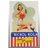 Image 1 : Cardboard Nichol Kola Die-Cut Easel-Back Sign.