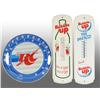 Image 1 : Lot of 3: Advertising Thermometers.
