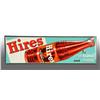 Image 1 : Tin Self-Framed Hires Root Beer Horizontal Sign.