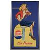 Image 1 : Cardboard Pepsi-Cola "Hep Pigeon" Sign.