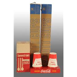 Lot of 4: Coca-Cola Items.