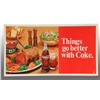 Image 2 : Lot of 5: Cardboard Coca-Cola Posters.