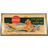 Image 1 : Lot of 2: Cardboard Coca-Cola Posters.