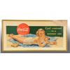 Image 2 : Lot of 2: Cardboard Coca-Cola Posters.