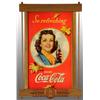Image 1 : Cardboard Coca-Cola Poster with Kay Frame.